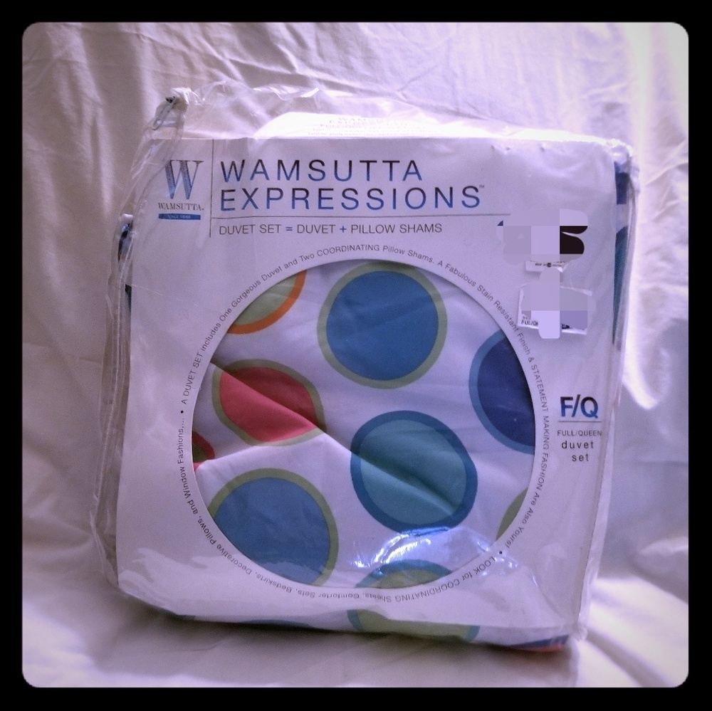 Microfiber duvet cover
